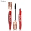 YANQINA Crown Mascara imperméable à l'eau allongeant épais Mascara à friser sans décoloration 24 heures hydratant durable 4D Mascara cosmétique