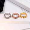 Anel de ouro clássico feminino, anéis de designer para mulheres, personalidade, anel de noivado, joia de casamento, presente de natal de luxo