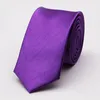 Brand Fashion Designer 5cm Silk Elies Solid Celebrity Pajaritas Gravata Slim Neck Skinny Tie