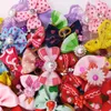 Dog Apparel 10/20/50Pcs Cute Pet Bows Ball Hair Accessories Grooming Puppy With Rubber Bands Headwear Drop