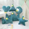 Cuscini peluche Cuscini Corona Peluche Cuscino colorato Farcito Morbido Stella a forma di cuore Cuscino luna Cuscino per bambini Regalo per ragazze Decorazione cameretta per bambini 231016