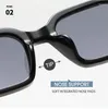 Óculos de sol oulylan feminino quadrado designer retângulo óculos de sol senhoras fosco textura estilo óculos uv400