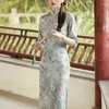 Vêtements ethniques Femmes Dentelle Sexy Slim Fit Qipao Robe traditionnelle chinoise Tempérament élégant Cheongsam Vintage Soirée classique