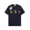 Erkek Tasarımcı T-Shirt Yaz Gu Gömlek Lüks Marka Tişörtleri Erkek Kadınlar Kısa Kollu Hip Hop Sokak Giyim Üstleri Şort Giyim Giysileri G-24