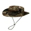 Wide Brim Hats Bucket Camouflage Boonie Men Hat Tactical US Army Military Multicam Panama Summer Cap Hunting Hiking Outdoor Camo Sun Caps 231016