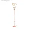 Golvlampor modern dekoration golvlampa elegant nordisk blomma konst stående lampa samtida varm lampara de pajs salong hem dekoration q231016