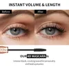 YANQINA Crown Mascara imperméable à l'eau allongeant épais Mascara à friser sans décoloration 24 heures hydratant durable 4D Mascara cosmétique