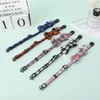 british plaid adjustable bow collar pet bell collar patch cat deduction cat dog collar 5 sets/piece