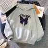 Women's Hoodies Casual Sweatshirt Gothic Punk Butterfly Print Fall Oversized Pullover Top Y2K Men Women Vintage Clothing