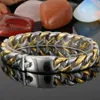 Chaîne Heavy Metal 31MM large gourmette homme bracelet hommes en acier inoxydable massif bijoux masculins bracelets pour hommes bracelets sur poignées 231016