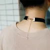 Grande pingente cruz colar para mulher gargantilha única corrente de tecido 2021 inverno moda jóias acessórios feminino pescoço neckla224f