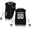 Vestes pour hommes Kpop Street Kids Baseball Jacket Bomber Jacket Album Femme / Homme Huangmu Sweat-shirt décontracté Hit Hop Korean Street Clothing x1016