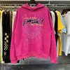 Young Thug Sp5der Design Sweat à capuche pour hommes Motif de lettre d'araignée Sweat-shirt décontracté Pull à capuche en vrac Rue Femmes Top Pantalon d'automne Si BWZ9