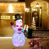 Дозатор жидкого мыла 2023 Рождественские светящиеся надувные садовые украшения Подарок Снеговик Санта-Клаус Креативный современный светодиодный светильник для вечеринки из полиэстера