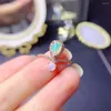 Cluster Rings FS 5 7 Natural Opal/Amethyst/Garnet/Sapphire Ring S925 Sterling Silver For Women Fine Fashion Charm Weddings Jewelry MeiBaPJ