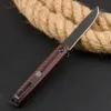 1pcs CK820 Flipper Couteau pliant 8Cr13Mov Black Drop Point Blade G10 Poignée Camping en plein air Randonnée EDC Couteaux de dossier de poche avec boîte de vente au détail