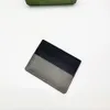 Soportistas de tarjetas de moda Soporte de tarjeta de diseñador pequeño Tiestra de tarjetas de billetera Slim Slim con caja