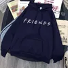 Sweat à capuche pour homme et femme, série télévisée Friends, Harajuku, dessin animé drôle, Ullzang graphique des années 90, Vintage, Anime