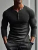 Men s Polos Long Sleeve polyester T shirt Mens Breathable Moisture Wicking Casual Spring autum Pullover Crew Neck Basic Tee Tops Man 231016