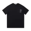 Loewee T-Shirt Original Qualität High Luxury Fashion Schwarz Leder Tag Show Style Ouyang Nana Unisex Lose Kurzarm T-Shirt