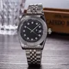 relogio masculino montres luxe wist mode cadran noir avec calendrier support fermoir pliant maître mâle cadeau de luxe hommes femmes montres 38mm