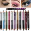 Cień do powiek podwójnie trwały potrój do eyeliner ołówek ołówek ołówek trwałe oko ołówek Pigment Wodoodporny makijaż oka narzędzia 231016