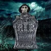 1pc Halloween décoration pierre tombale électrique maison hantée Bar paysage son lumineux jouet électrique pierre tombale levage fantôme photographie accessoires Halloween cadeau,