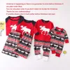 Family Matching Outfits Family Christmas Pajamas Set Warm Adult Kids Girls Boy Mommy Sleepwear Mother Daughter Clothes Dropship Matching Family Outfits 231016