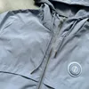 Kurtka męska sprzedająca designerka wiatrówka Mężczyzna Kurtka Irongate Windbreaker-Cashmere Niebieskie haftowane kobiety rozmiary płaszcza xs-xl