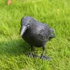 Simulering Black Crow Raven Bird Repellent Pest Control Pigeon Repellent Outdoor Garden Decoration