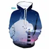 Felpe con cappuccio da uomo 2023 Fashion Beach Lighthouse 3D stampato Felpa con cappuccio unisex Scenario Felpa casual Taglia XS-5XL