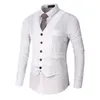 Gilets pour hommes Robe d'arrivée pour hommes Slim Fit Mens Costume Homme Gilet Gilet Homme Casual Sans Manches Formelle Veste D'affaires