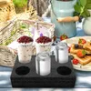 Koppar Saucers Milk Tea Cup Holder Beverage Takeout Drinks Outdoor Accessory Tray Coffee Disponible Carrier Packing Supply