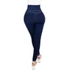 Women's Pants High Waist Curvy Jeans BuLift Stretchy Super Stretch BuShaping Bottom Up Denim Conjuntos De Pantalones