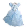 Girls Dresses Little Girl Rapunzel Costume Party Fancy Princess Dress Christmas Cosplay Belle Sleeping Beauty Carnival Disguise 231013