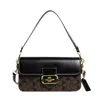 Designer dames handtas klein voor vrouwen nieuw contrast kleur casual stok onderarm flap een schouder crossbody tas