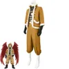 Cosplay Anime Boku No My Hero Academia Rising Takami Keigo Wing Hawks Cosplay Kostuum Pruik Geel Outfit Hallowen Carnaval Party pak