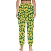 Frauenhose tropische Obst Ananas Muster Frauen lässig gemütliche weiche Elastizität Sport Pant Jogger Streetwear Teenage Style Hosen