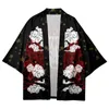 Etnische Kleding Harajuku Mode Print Japanse Kimono Traditionele Vintage Streetwear Vest Gewaad Vrouwen Mannen Haori Top Yukata