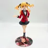 Finger Toys 22cm Kakegurui Anime Figure Jabami Yumeko Action Figure Kakegurui Uniform Ver. Mary Saotome Figurine Collection Model Doll Toys