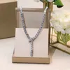 Charm Women Gold Necklace Exquisite Charming Snake Shape with Diamond Inlay Design Fashion Noble Designer Gorgeous Sparkling Lady Jewelry