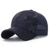 Casquettes de balle Casquette de camouflage neutre Casquette de sport respirante Femme Homme Outdoor Mesh 2023 Coupé Visière de fenêtre