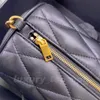 10a Hoogwaardige modezakken 24cm Mini Sheepskin Sade schoudertas Classic Leather Quilted damestas