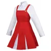 Cosplay anime eri min boku no hjälte akademi cosplay kostym vuxen loli röd klänning skol uniform hallowen carnival party roll play kostym