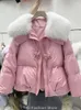 Casacos de Trench das Mulheres Grande Gola de Pele Real Inverno Mulheres 90% Pato Branco Down Jacket Feminino Curto Grosso Casaco Quente Collor Pena Parka