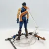 Finger Toys 17cm Super Action Statue Joseph Joestar Anime Figure Jojos bisarra äventyr Del 2 Action Figure Vuxen Model Doll Toys