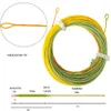 Gevlochten Lijn Aventik Drie Kleuren Gewicht Voorwaarts Drijvende Vliegvislijn Met Gelaste Lussen 0F Als Nimf Vislijn 231016