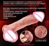 sex massagerBlue veins raised liquid silicone penis realistic flesh sensation soft flesh imitation fake penis female adult products KB3R