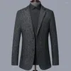 Herrdräkter boutique mode busness plus-size casual gentleman koreansk version av allt brittiskt stil bröllop elegant värd blazer