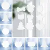 クリスマスの装飾熱伝達印刷アルミニウム空白のクリスマスペンダント二重面絵画diy昇華クリスマスツリー飾りlt574
